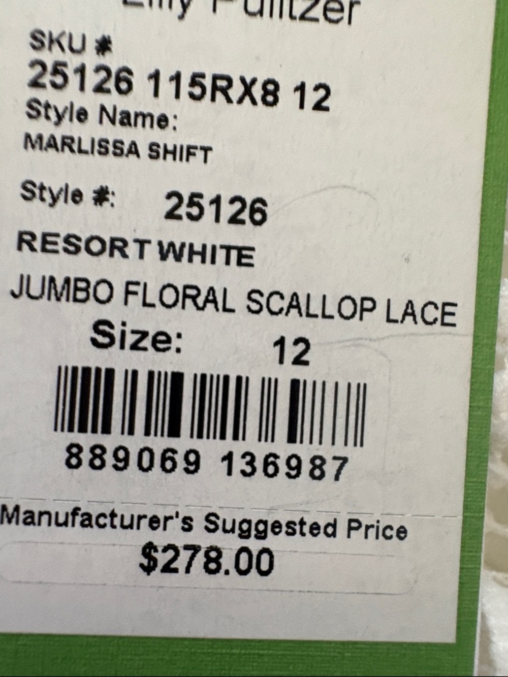 Lilly Pulitzer White Lace Mini Dress- $278. Original - Picture 14 of 14